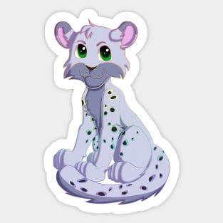 Snow leopard Sticker